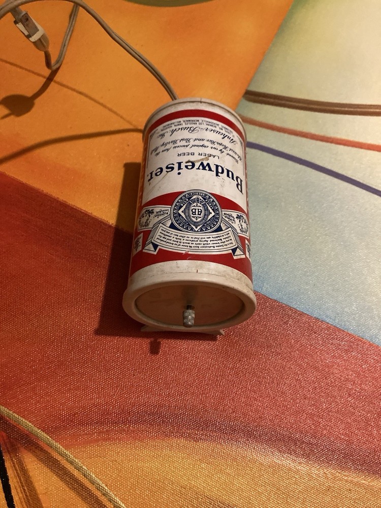Budweiser Clock Plugged Vintage Working