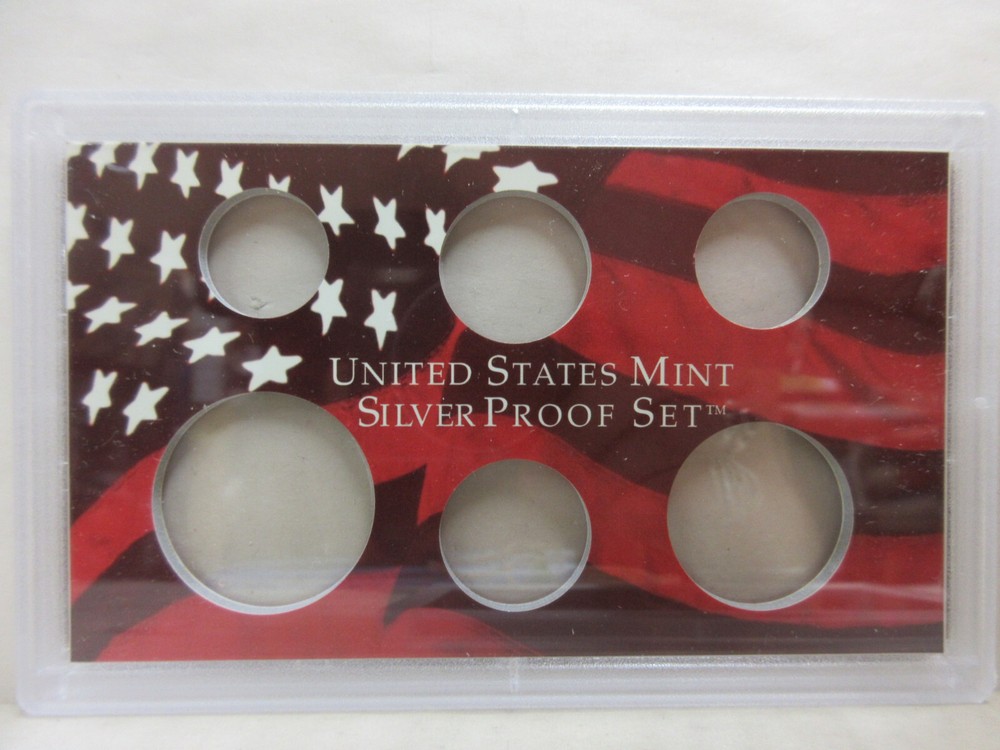 EMPTY PACKAGING Box Lenses & COA for 2004 United States Mint Silver Proof Set