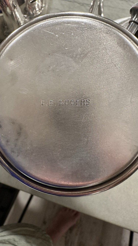 F.B. Rogers Silver Co Silverplate Victorian Tea Coffee Set