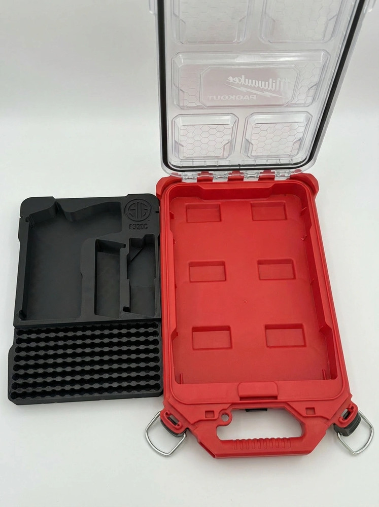 Sig Sauer P320 Compact Milwaukee PACKOUT Low Profile Bin (Insert Only)