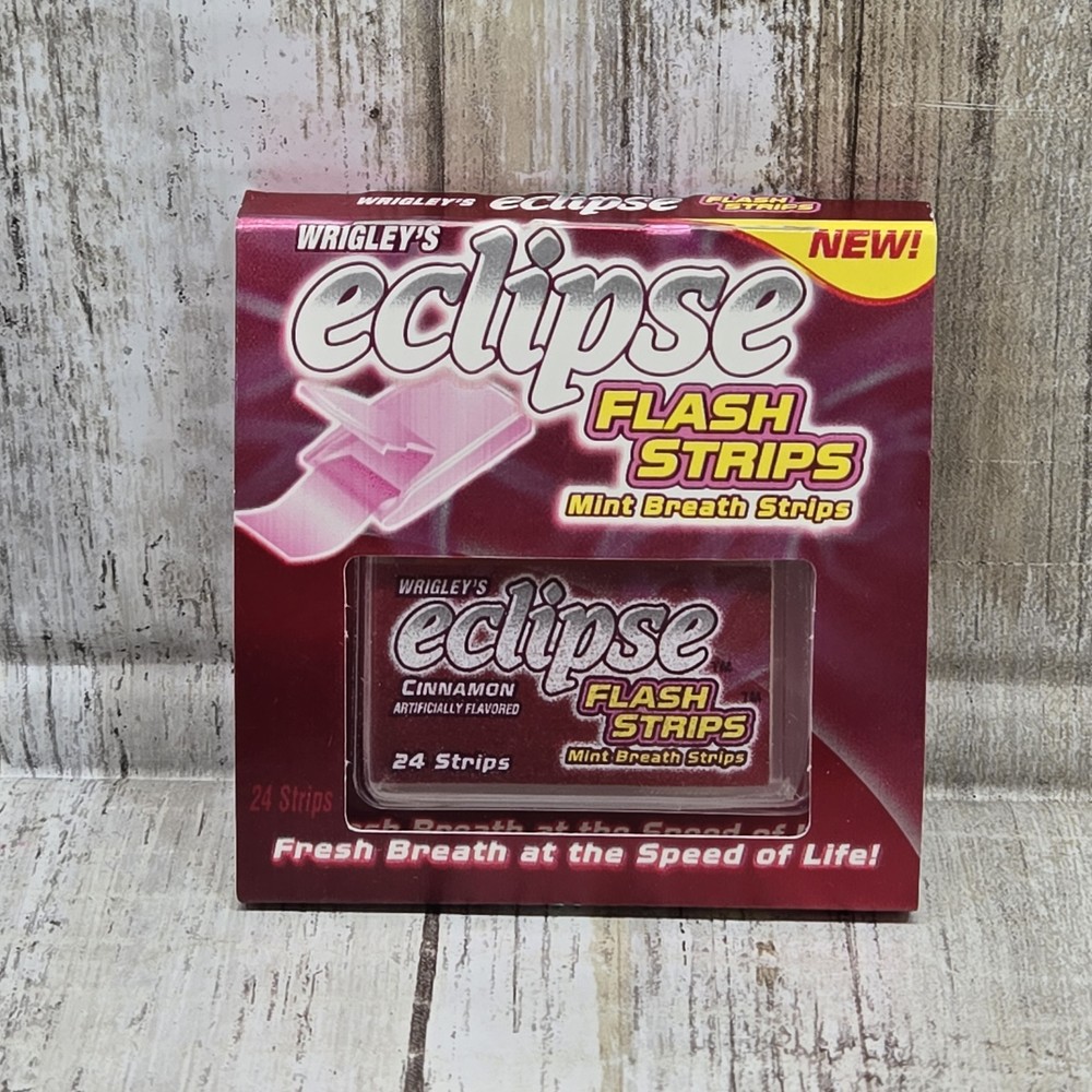 Wrigley's Eclipse Flash Strips Cinnamon Mint Breath Strips 1 Collectible Pack