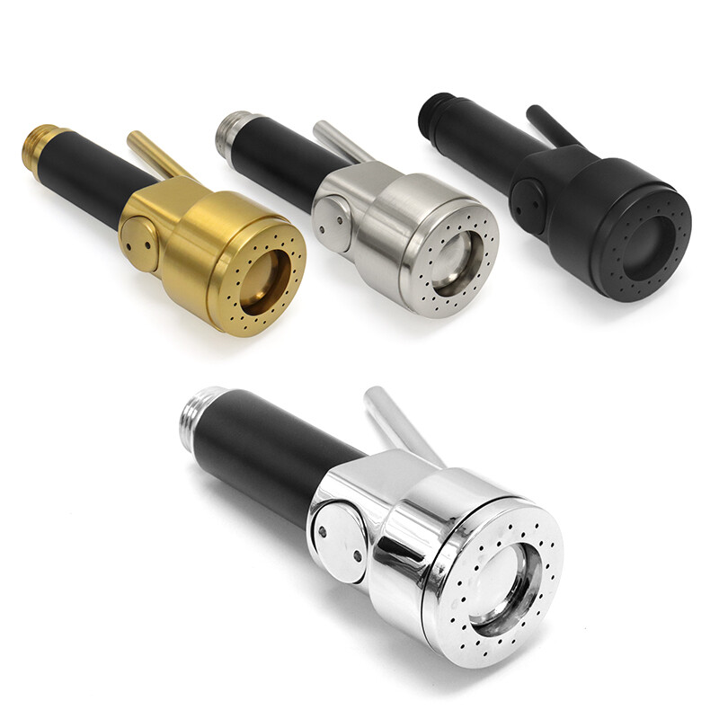 Kitchen Faucet Replacement Part Spray Head Pull Down Setting Brass Single Mode