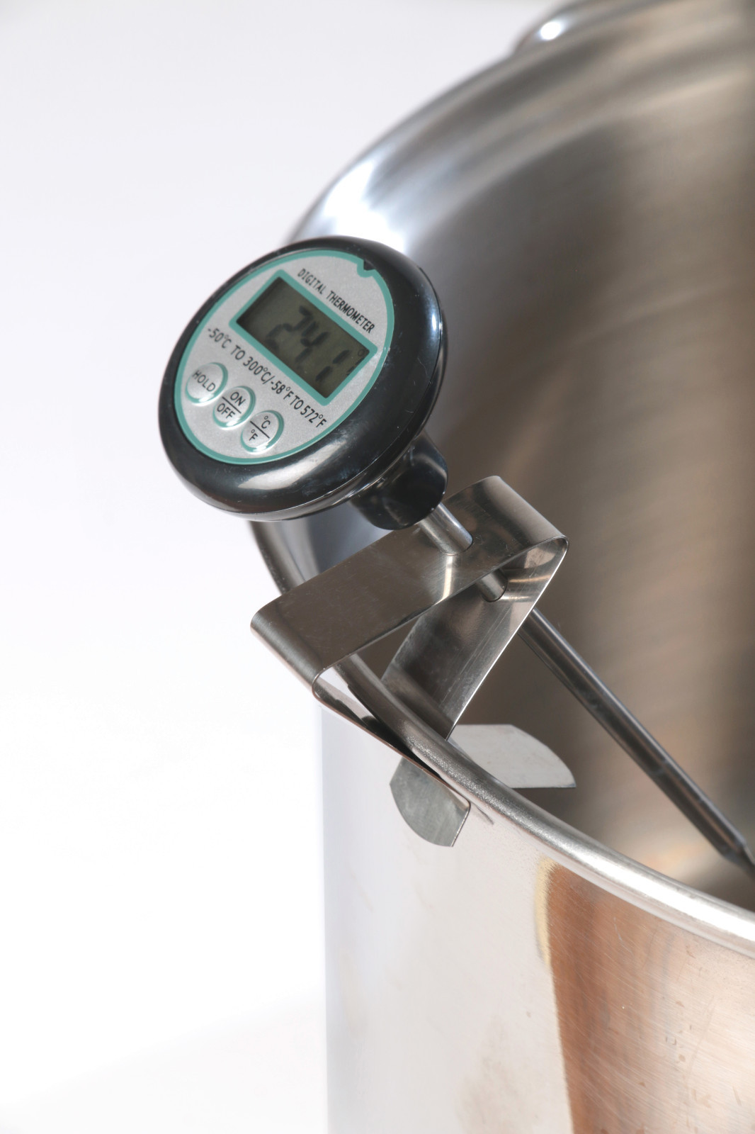 Digital Meat Food Thermometer , Liquid Candy Deep Fry, with Stainless steel Clip