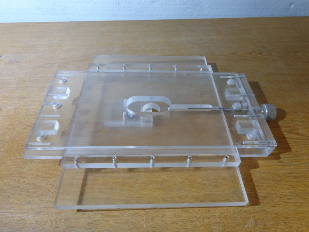 Nikon Eclipse TE300 Inverted Microscope adjustable work table add-on