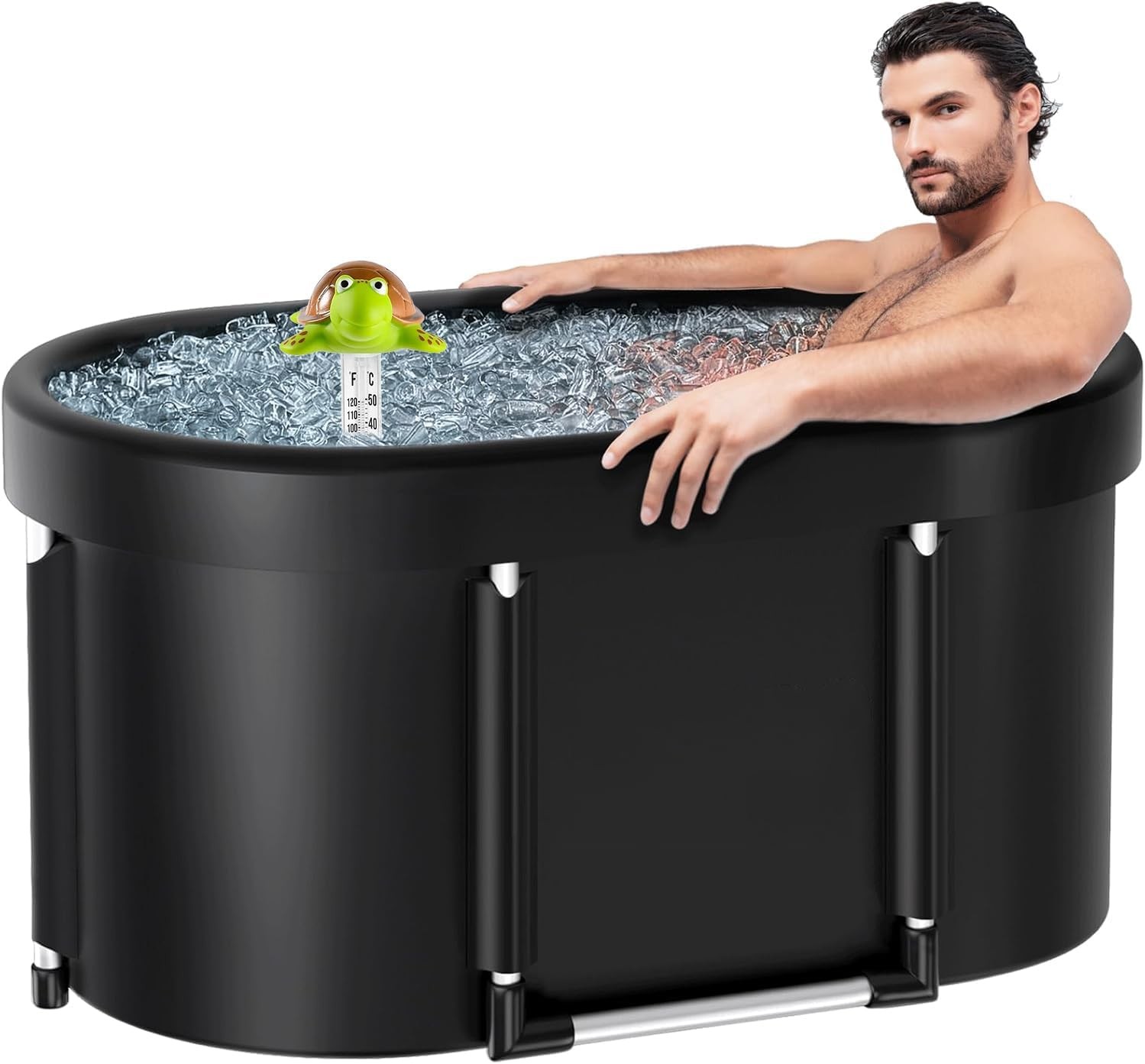 Floating Pool Thermometer, Large Display with String Easy to Read, Shatter Resis