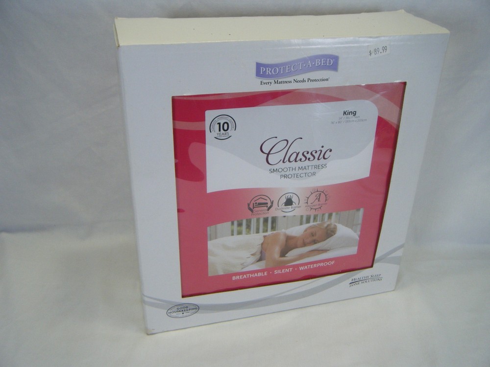 Protect-a-Bed Classic Waterproof Mattress Protector -KING SIZE