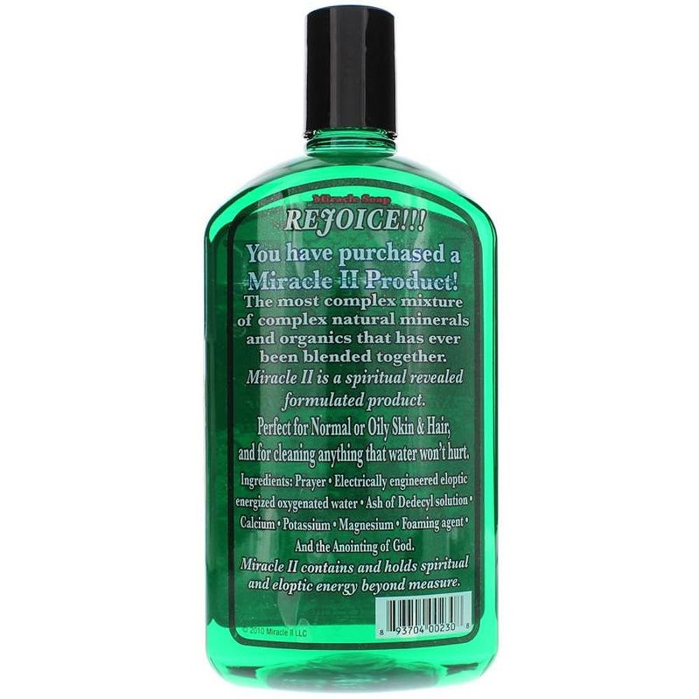 Miracle II Regular Soap 22 Oz - Natural Cleansing Formula