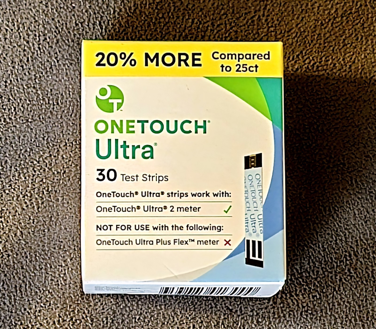 One Touch Ultra Test Strips - 30 Strips - Exp. 01/31/2027