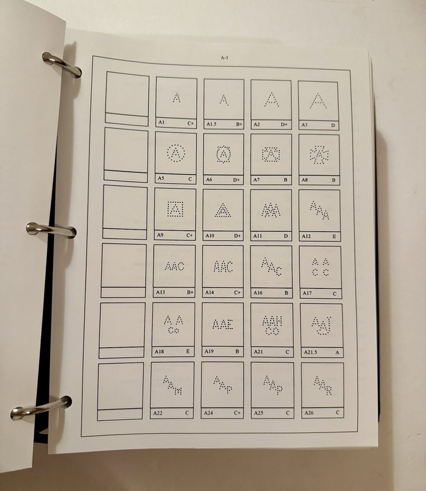 Catalog of United States Perfins by John M Randall editor, 1908-1998 Binder