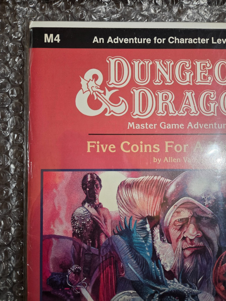 Dungeons Dragons M4 Five Coins for a Kingdom Shrinkwrap Module Sealed AD&D