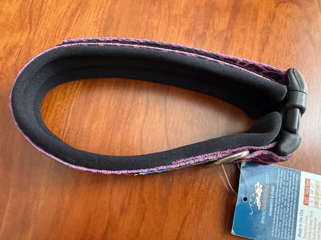 Surf's Up Padded Dog Collar M