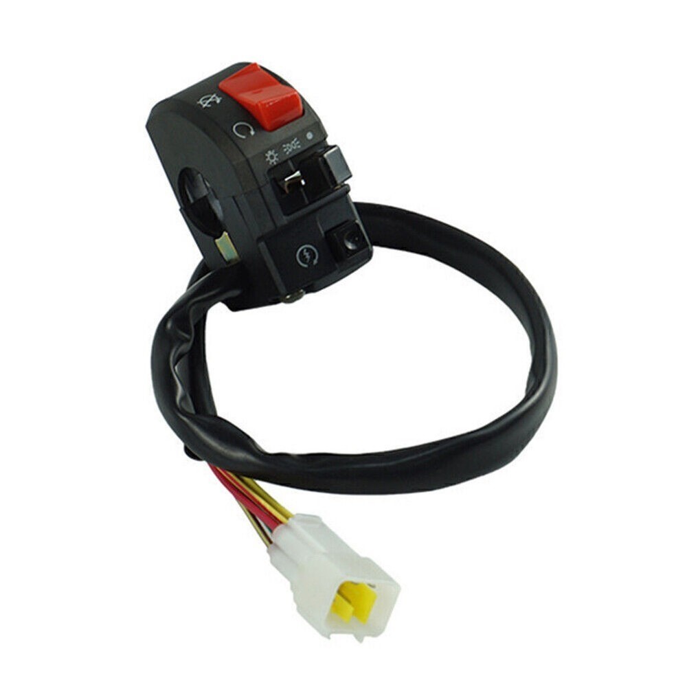 For 7/8" Motor Handlebar Horn Button Turn Signal Fog Light Controller Switch