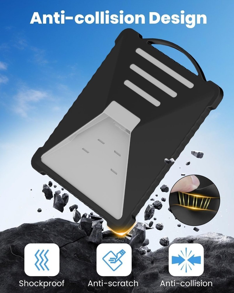 Portable Starlink Mini Protective Case - Scratch-Resistant & Sleek Black Design