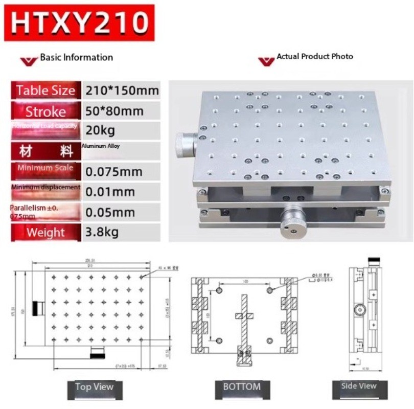 Manual High-Precision Slide Table Laser Marking Machine Translation Workbench