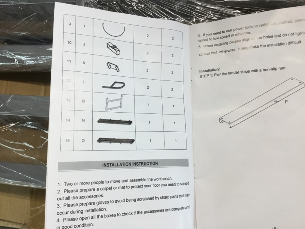 VEVOR Dock Ladder Steps ZT-S04 - READ