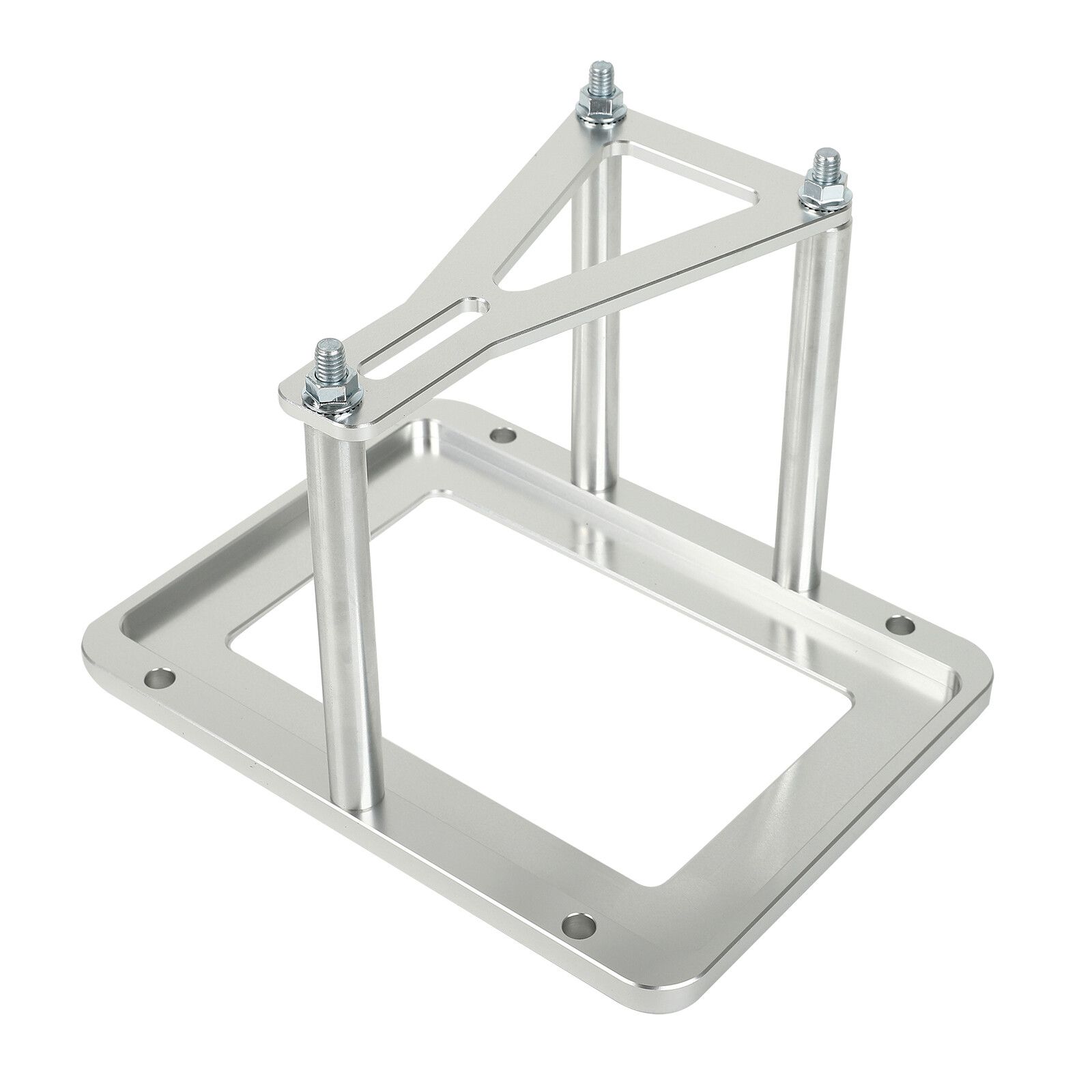 Billet Battery Tray Hold Down Trunk Relocation Box Aluminum Racing Mount