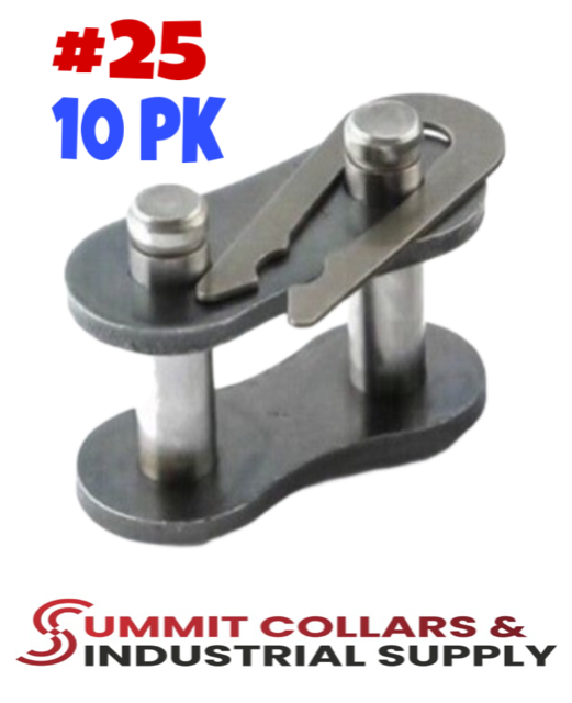 (10) #25 Roller Chain Connecting Links