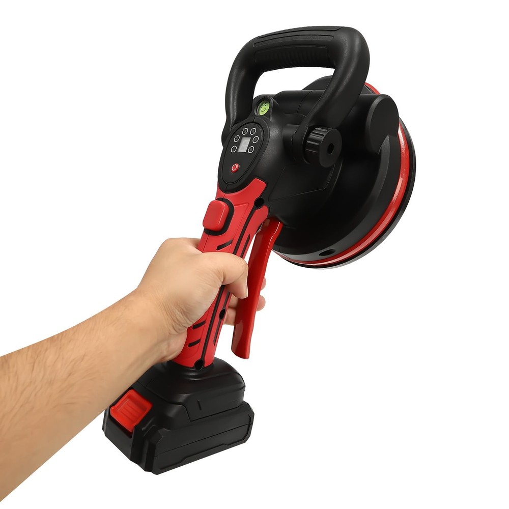 Handheld Tile Vibration Machine LCD Screen 1200mAh Automatic Leveling 6 Gears