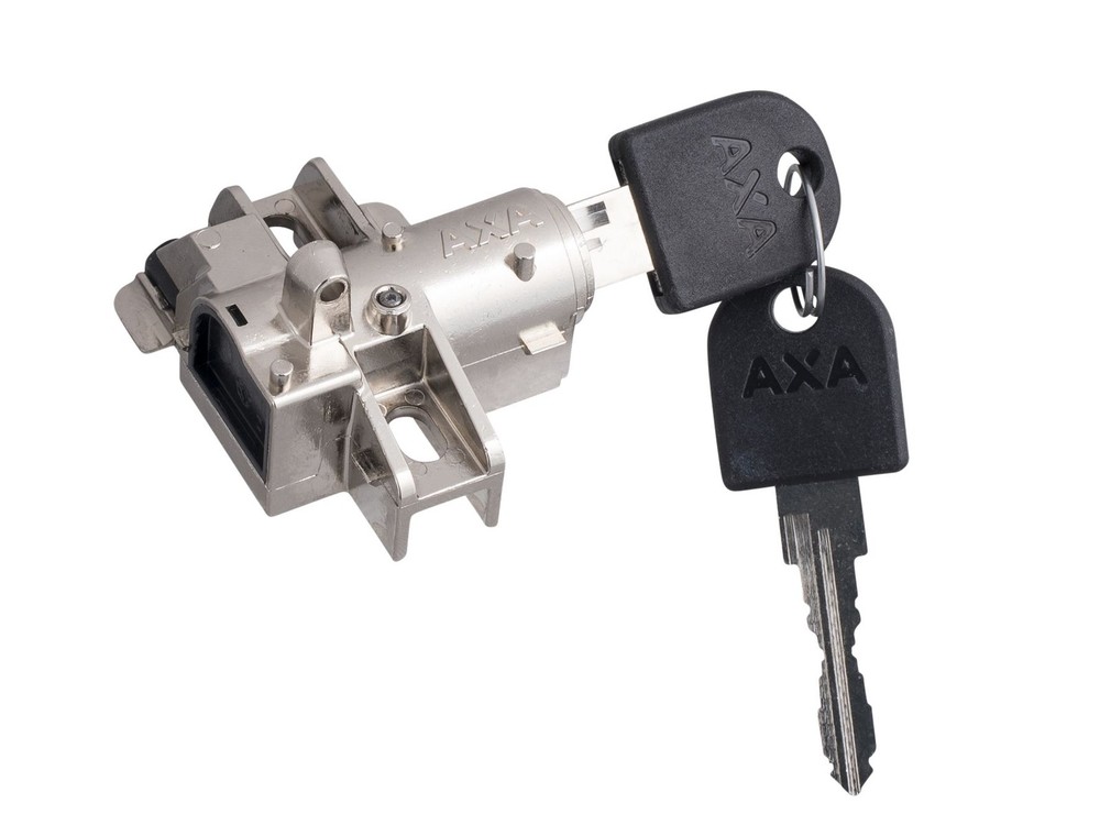 AXA Bosch 2 Downtube Battery Lock Silver
