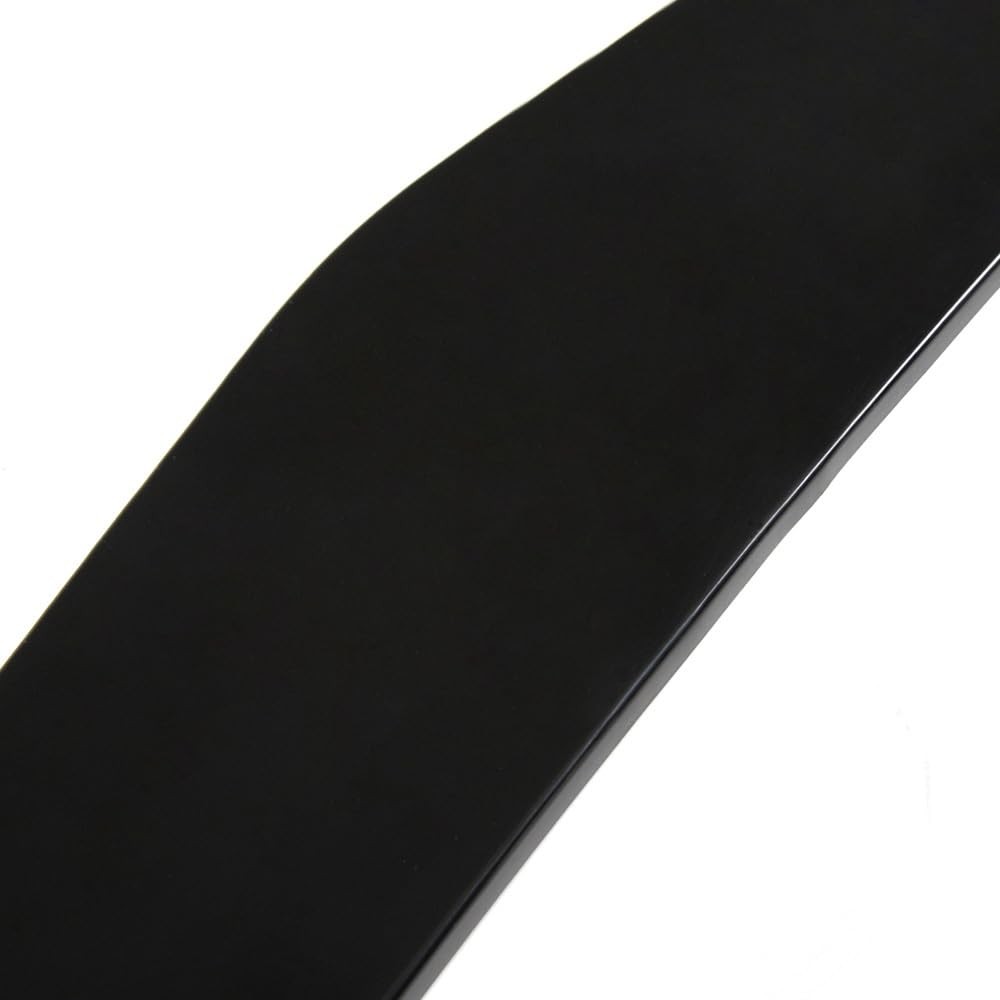 Universal Front Bumper Lip Splitter Diffuser 3 Pcs Sharp Edge Gloss Black