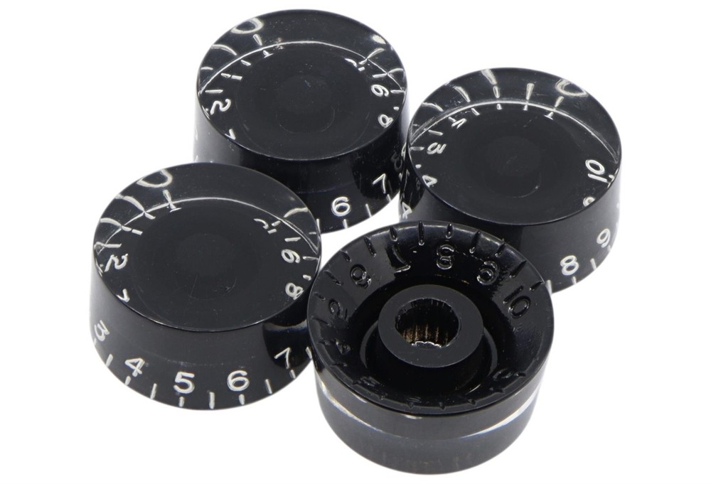 Speed Knobs Black w/ embossed numbers, recessed bottom - Universal