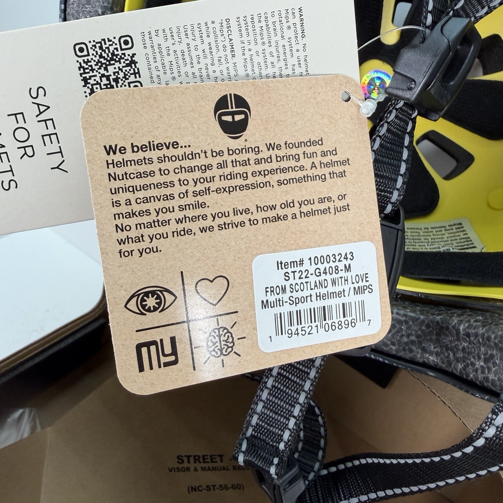 Nutcase - Medium - MIPS Helmet - From Scotland With Love - 22”-23.5” - NWT