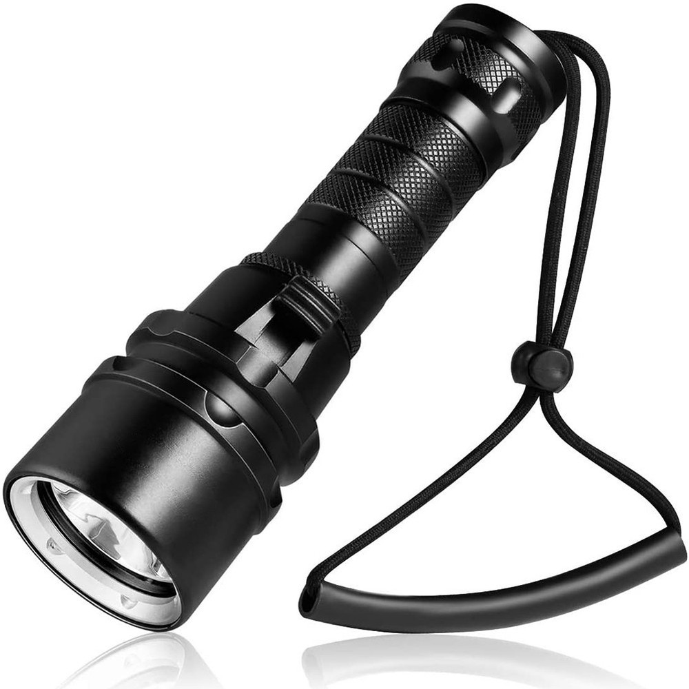 Diving Flashlight Torch L2 LED Light Waterproof 50M Deep Underwater Lamp ABS