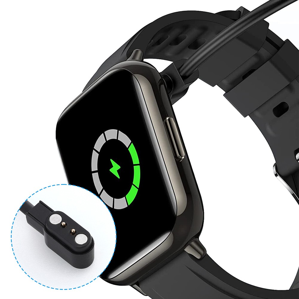 2Pcs 2-Pin USB Data Charging Cable Magnetic Fast Charger For Smart Watch 2.84mm