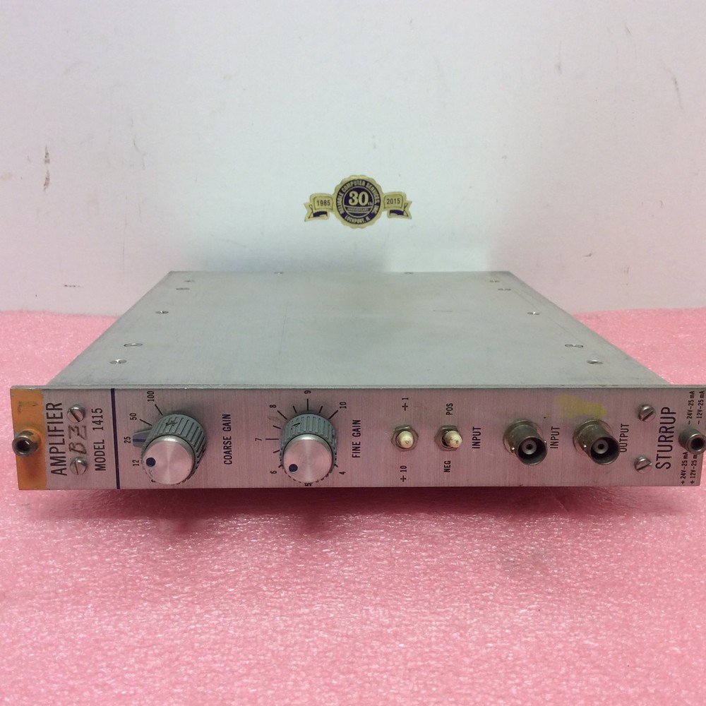 CANBERRA Industries Inc Amplifier model 1415 NIM Computer Module STURRUP NUCLEAR