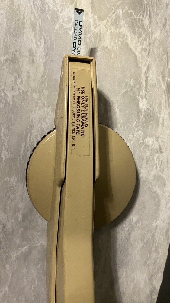 Vintage Duramatic “Label All” Label Maker In Working Condition.