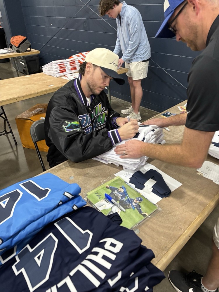 Rays Brett Phillips signed Jersey JSA Authentic