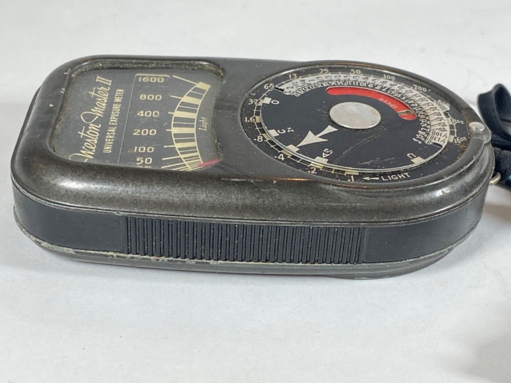 Weston Master II 735 Universal Analog Exposure Meter for Camera with Strap