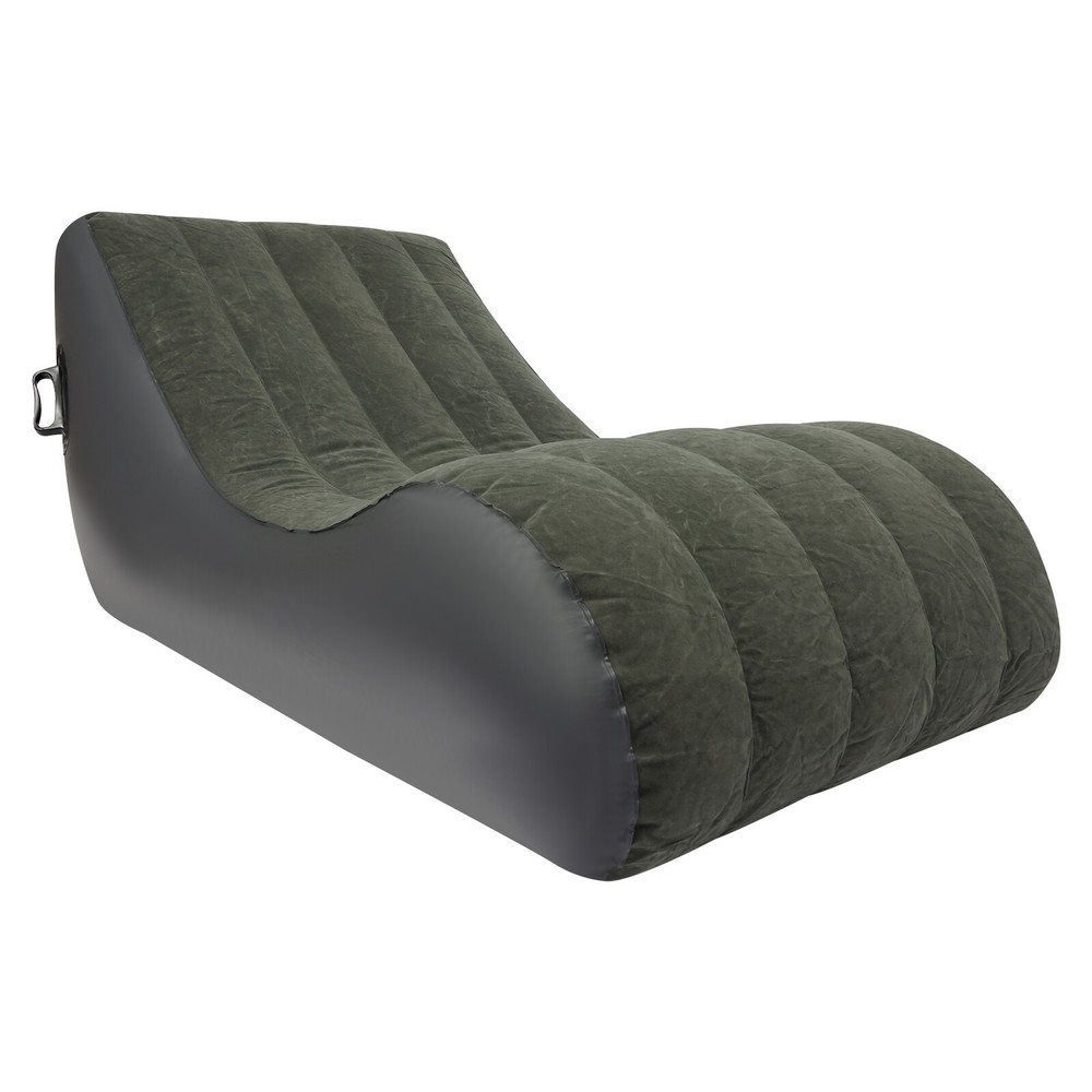S-Shaped Inflatable Sofa Bed, Waterproof & Foldable with Air Pump