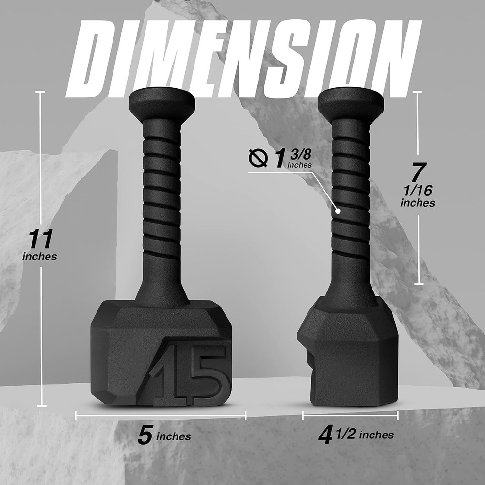 Kettlebell Special Shape Upgraded &Multifunctional Advanced Training Solid Cast