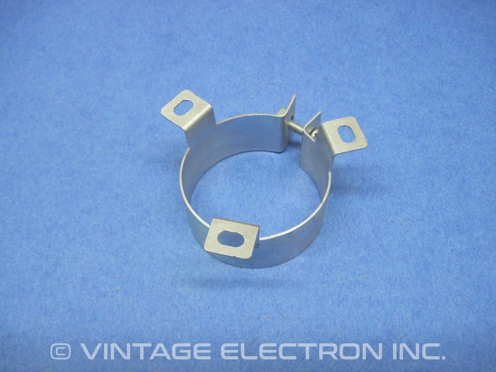 (2) NOS 1.75" (45mm) Capacitor Mounting Clamp Bracket Can (Comp Grade) $5.90/pr
