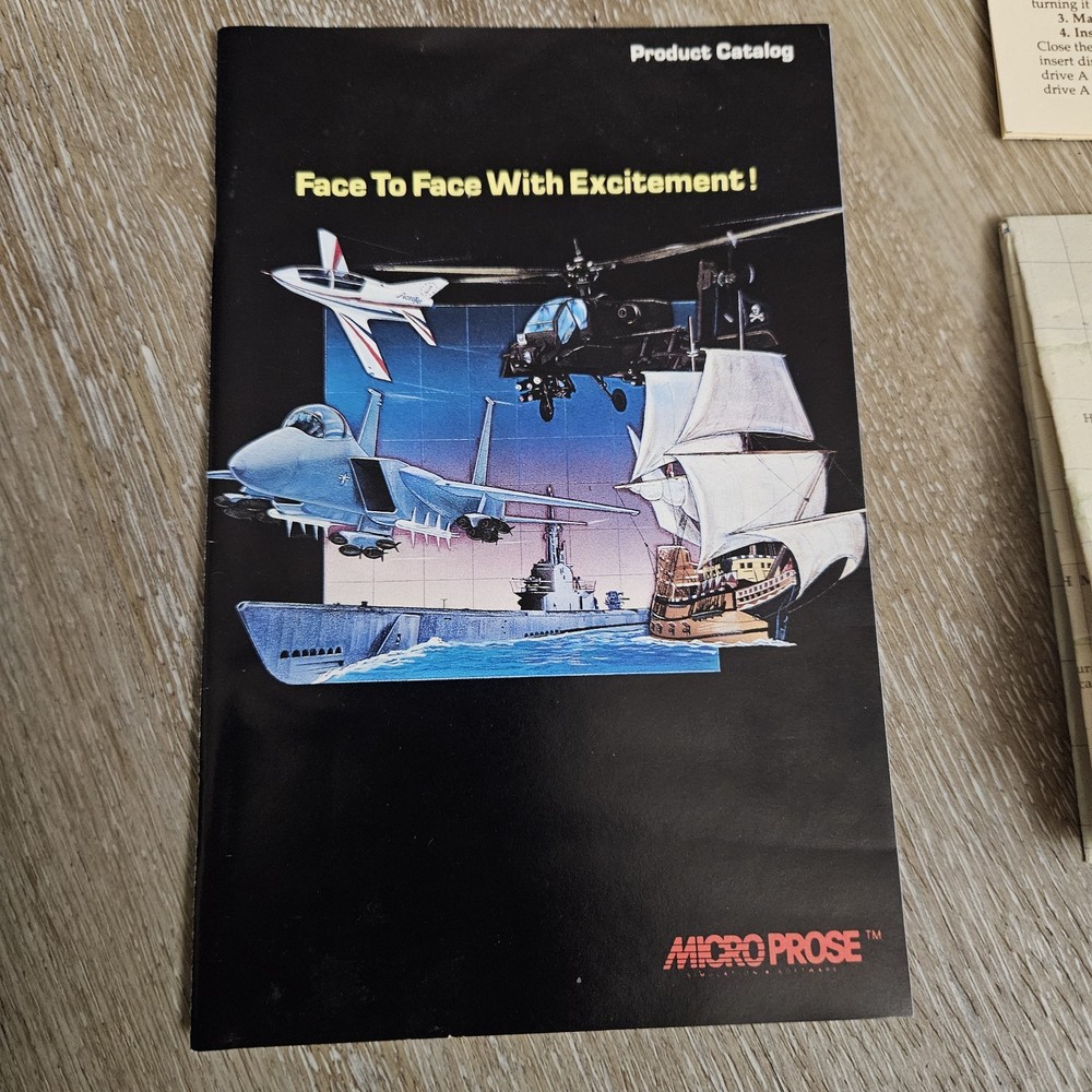 Sid Meier’s Pirates! IBM PC 5.25” MicroProse Complete Map Manual Disks