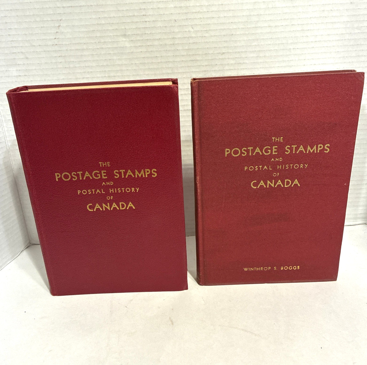 Canada Stamps and Postal History Book, Winthrop S. Boggs 1945 Edition, 2 Volumes