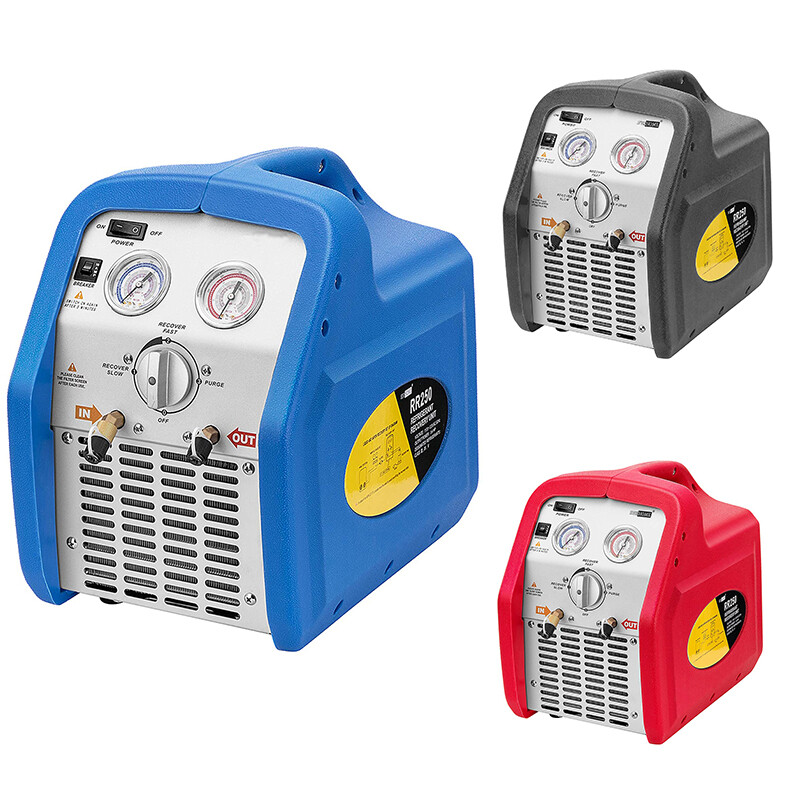 Portable Refrigerant Recovery Machine 3/4HP Single Cylinder 110-120V AC 60Hz