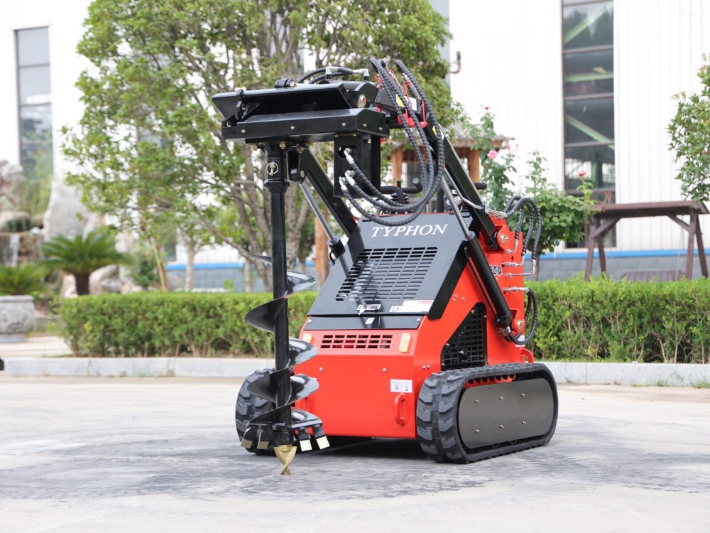 Auger Attachment mini skid steer loader attachments for TYPHON STOMP skidsteer\