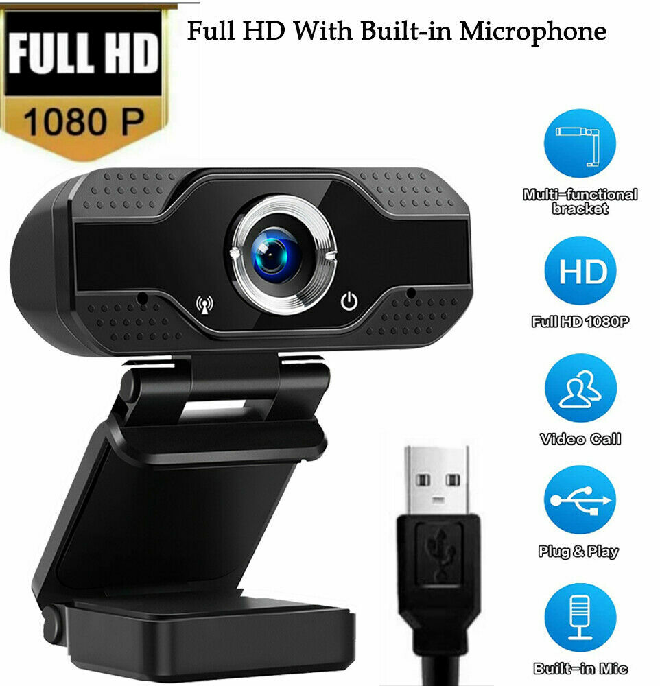 1080P Webcam Video Game Working Streaming Microphone Web Camera For PC Computer