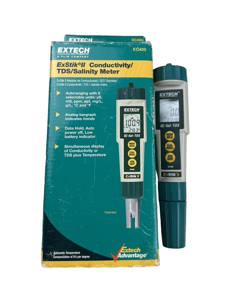 Extech EC400 ExStik II Conductivity/TDS/Salinity Meter