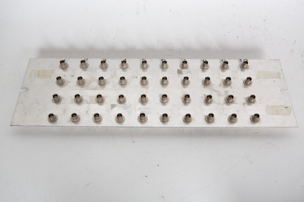 Stainless Steel 40x BNC Rackmount Panel