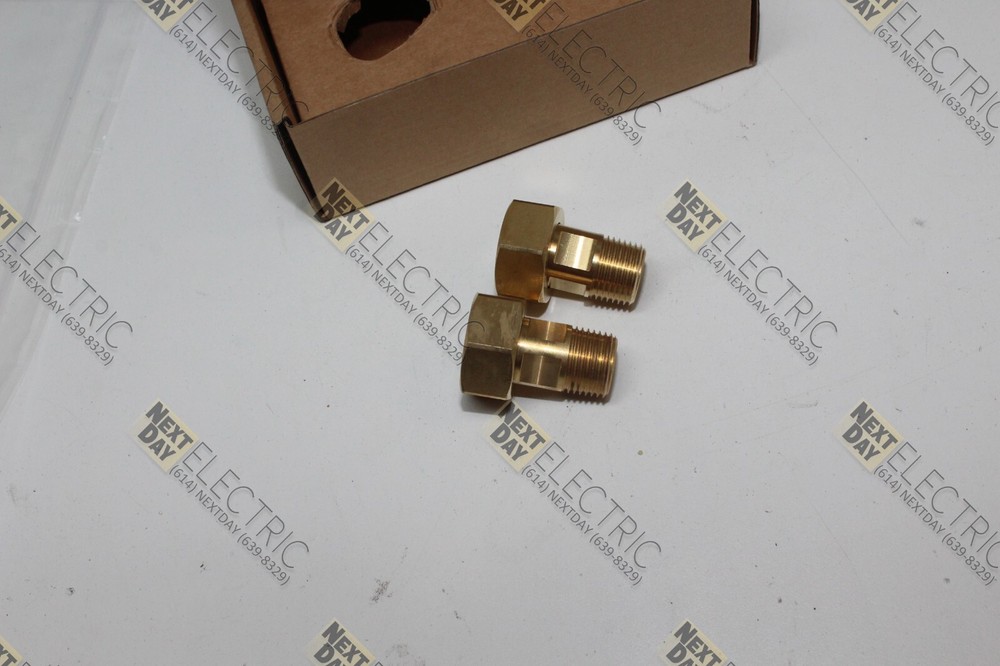 IFM, E40154, Adapter G3/4-NPT1/2/MS Brass Flow Sensor Adapter Pipe