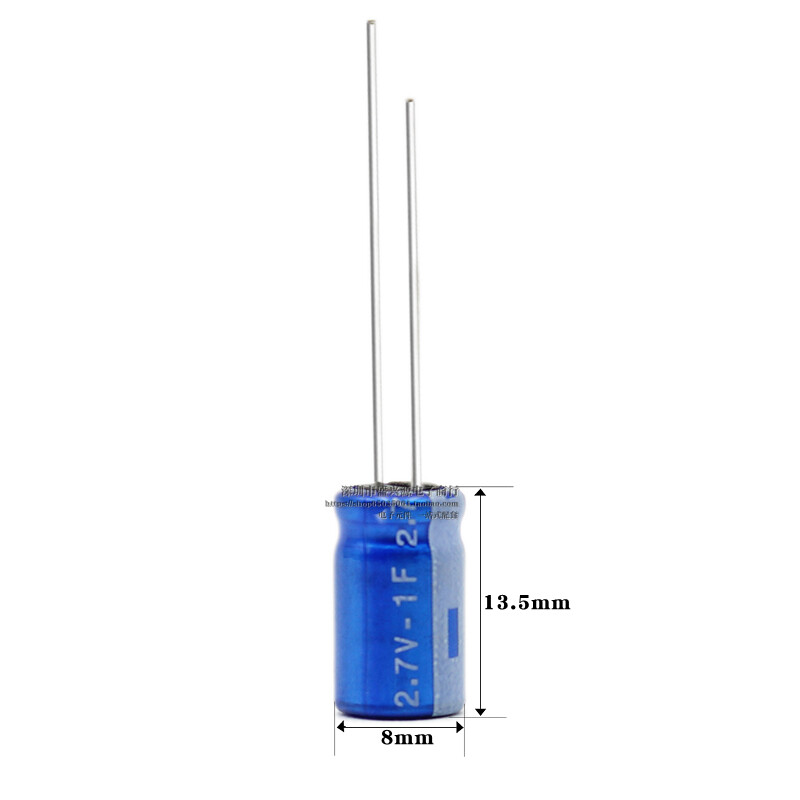 2.7V 1F/2/3/6.8/8/10/15/20/40F/50F/100F to 400F Super Capacitor Farad Capacitors