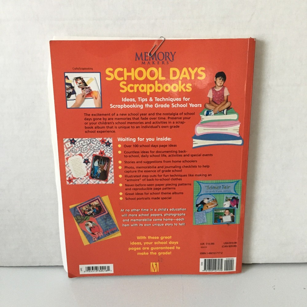 SCHOOL DAY SCRAPBOOKS BY MEMORY MAKERS templates layout ideas