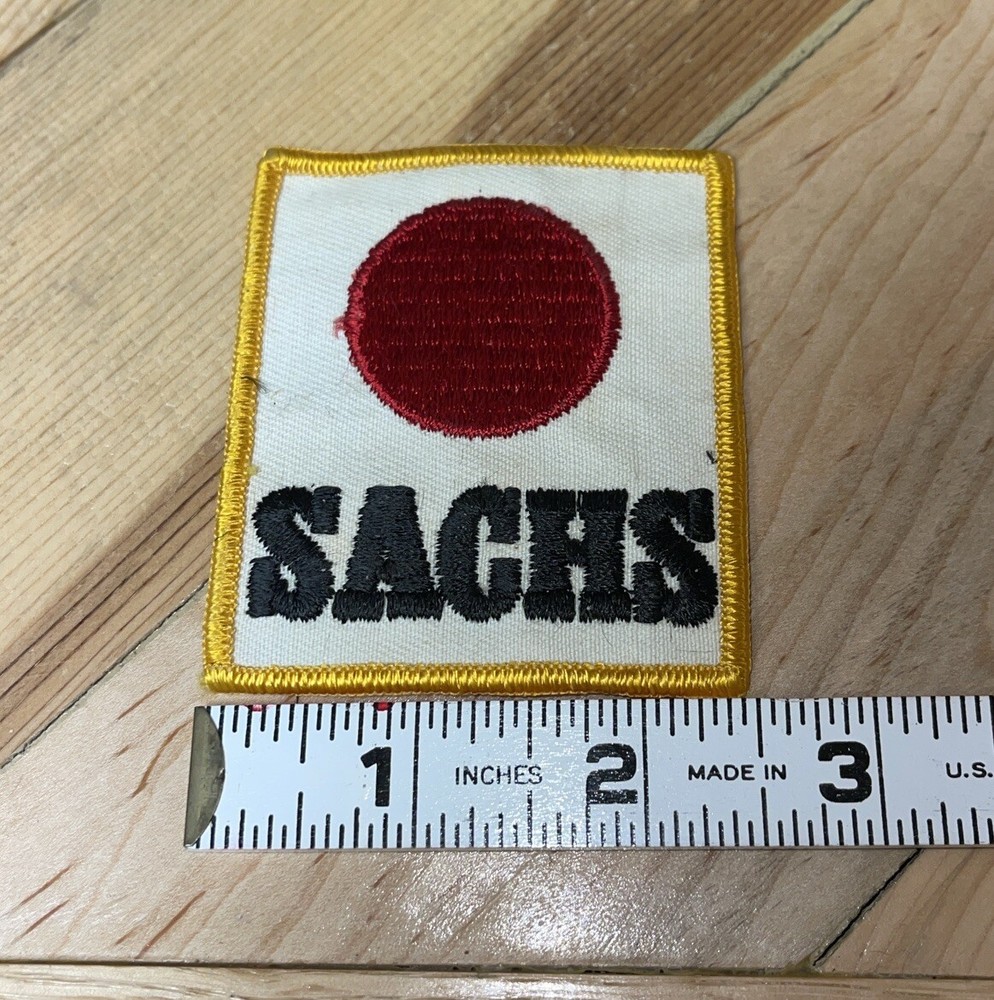 SACHS Vintage 1970s Motorcycle Patch 2.5”