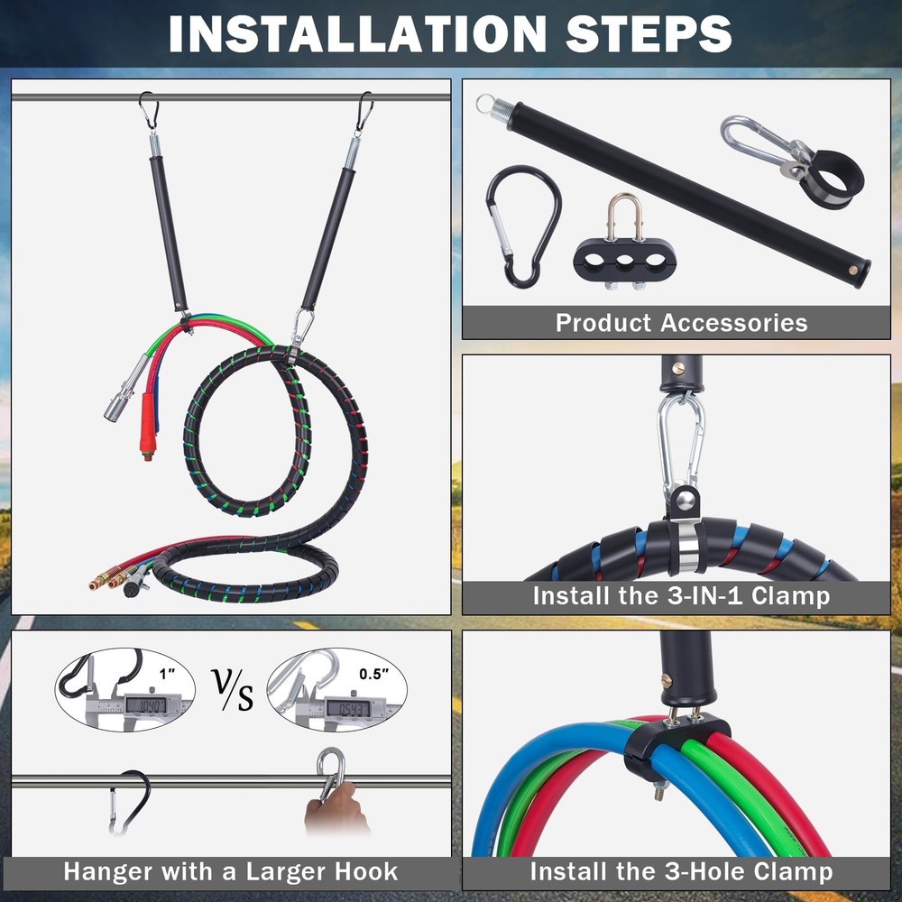 CheeMuii 16" Single 16Inch-Single-2Holders, SINGLE SPRING & 2 HOLDERS