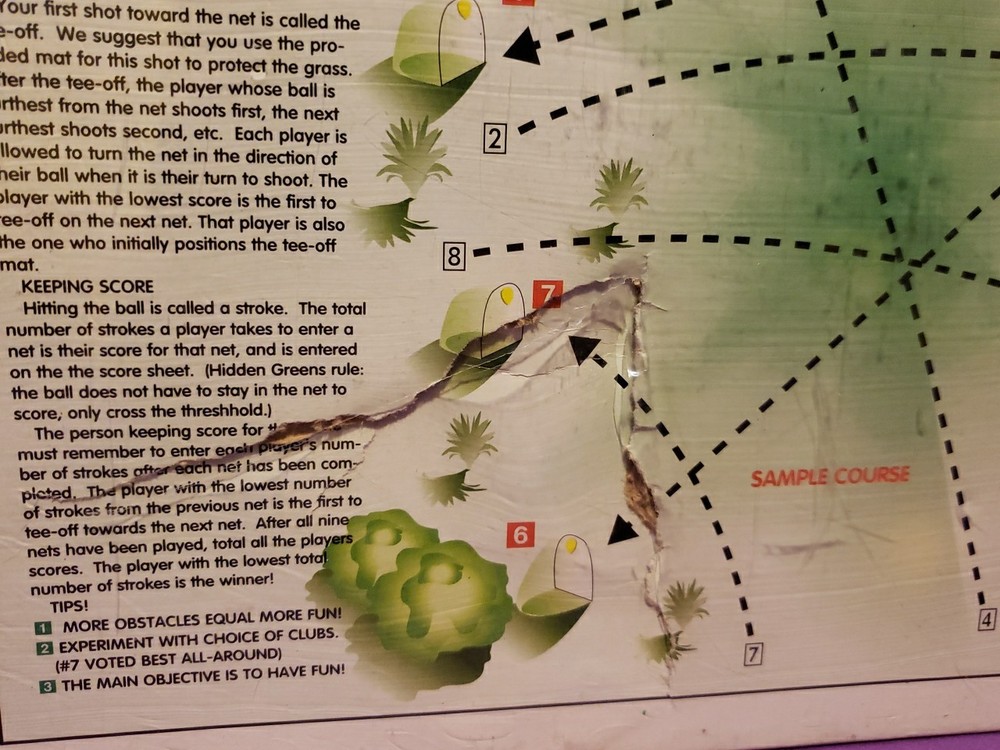 Golf Course Practice Set Complete Backyard Golf Putting Course Hidden Greens