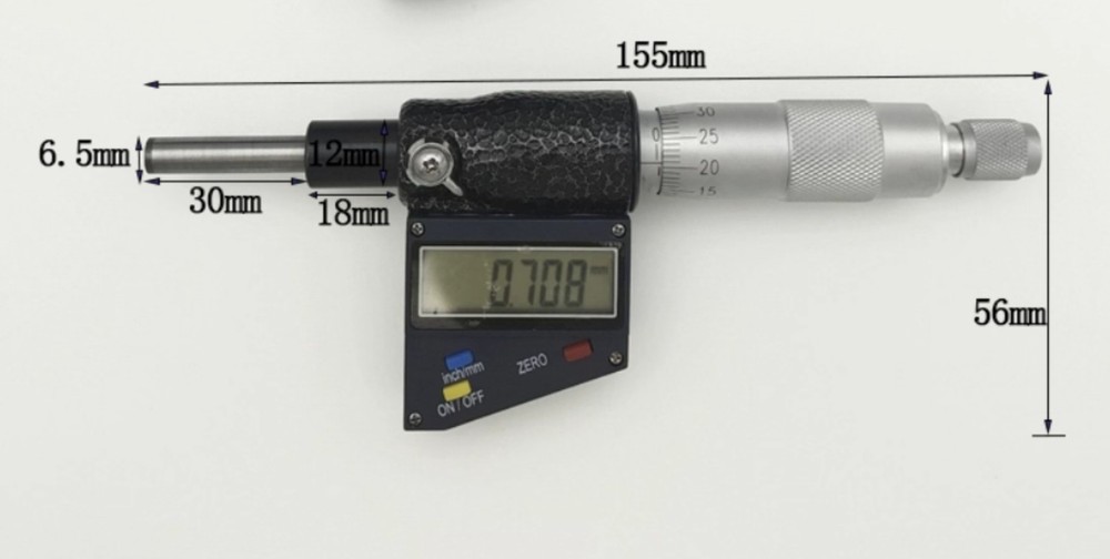 Digital Micrometer Head High Accuracy Cemented Carbide Electric Meter Tool New