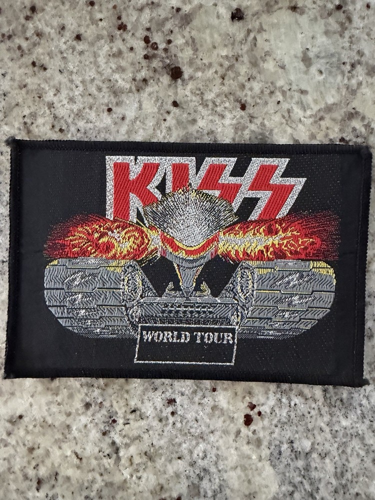 KISS 1979-83 SET OF 7 PATCHES GENE PAUL ACE PETER AUCOIN VINTAGE MEGA RARE